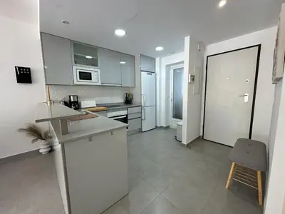 Una cocina o zona de cocina en Agradable apartamento en San Juan de los Terreros, cerca de la playa para 4 pers. - ES-376-6
