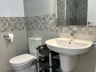 Un baño de Agradable apartamento en San Juan de los Terreros, cerca de la playa para 4 pers. - ES-376-6