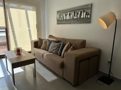 Zona de estar de Agradable apartamento en San Juan de los Terreros, cerca de la playa para 4 pers. - ES-376-6