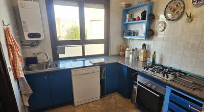 Una cocina o zona de cocina en Casa del Alemán
