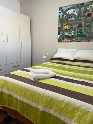 Cama o camas de una habitación en Vecino de Alcazaba Casa Eco