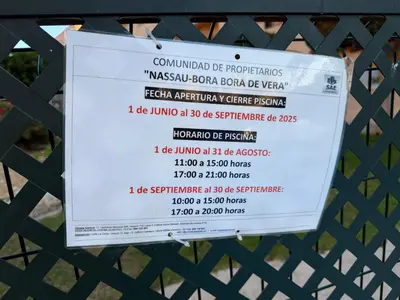 Plano de Apartamento Luminoso con terraza y parking privado - Vera Playa
