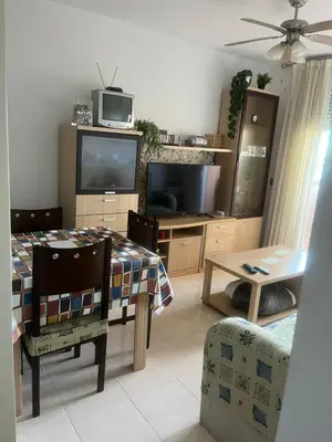 Una televisión o centro de entretenimiento en Apartment with views of Aguadulce Almeria