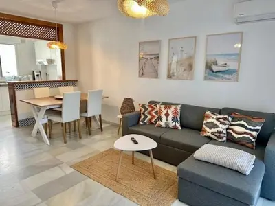 Zona de estar de Casa Tomate en Golf Center Pueblo