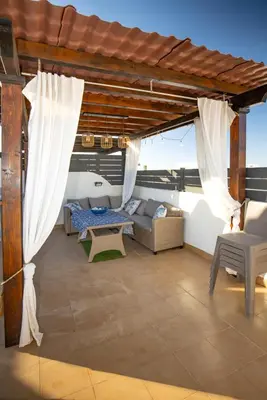 Zona de estar de Vera Playa Lux Atico