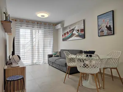 Zona de estar de Vera Playa Lux Atico