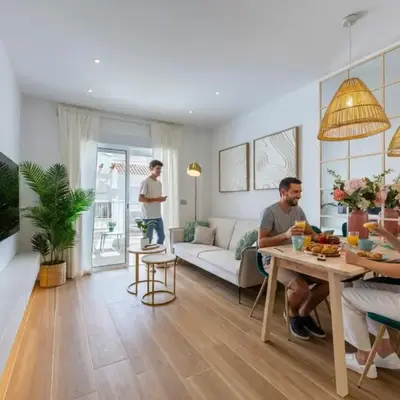 Playa 4min #Parking #Smart TV #2 habitaciones #Familia