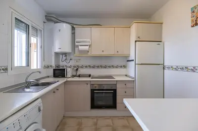 Una cocina o zona de cocina en Terraza al Mar Mojacar