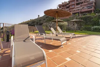 Un balcón o terraza de Águilas Isla del Fraile Resort Vistas al Mar