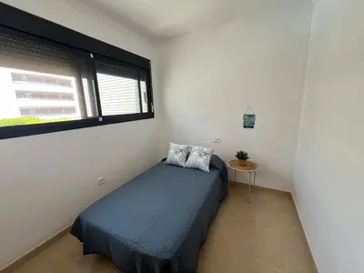 Cama o camas de una habitación en Duplex Terraza de Zoraida