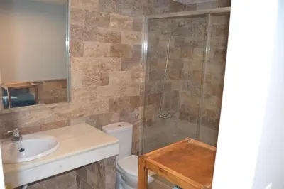 Un baño de Mojácar - Apartamento con Terraza y Vistas al Mar y a la Montaña
