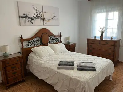 Cama o camas de una habitación en PlayaCruz