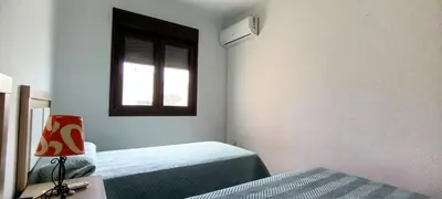 Cama o camas de una habitación en Bustamante