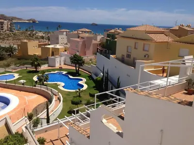 Piscina en o cerca de Precioso apartamento con vistas al mar