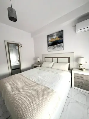 Cama o camas de una habitación en Aguadulce bay apartments 1