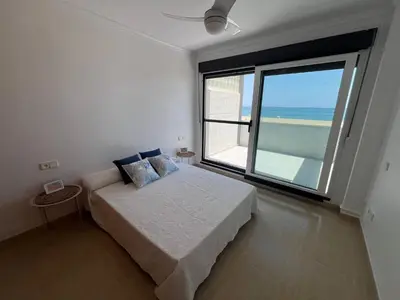 Cama o camas de una habitación en Duplex de Zoraida