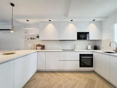 Una cocina o zona de cocina en Golf y Playa