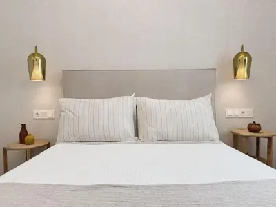 Cama o camas de una habitación en Golf y Playa