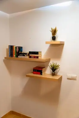 Biblioteca en el apartamento