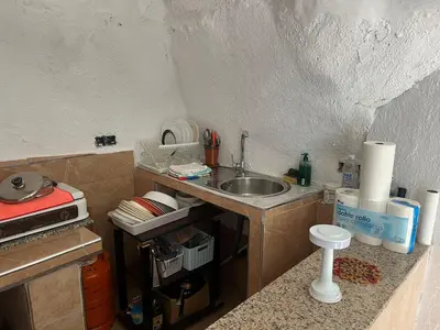Una cocina o zona de cocina en Cueva Rural con Encanto