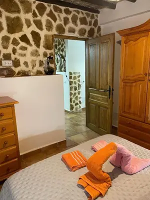 Cama o camas de una habitación en Cortijo del Humo