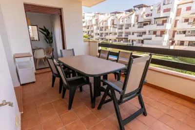 Un balcón o terraza de Relax, Terrace & Pool - 5 Min Walk to the Beach