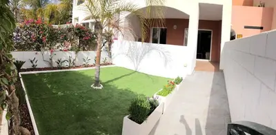 Jardín al aire libre en Bajo con Jardín junto al mar de vera playa