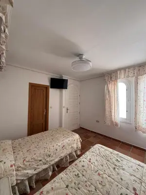 Cama o camas de una habitación en Villas PdZulueta
