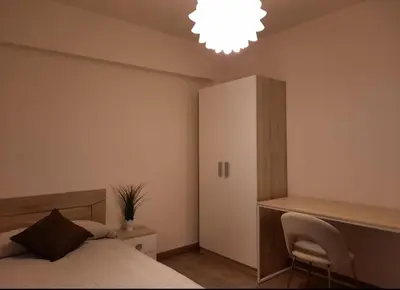 Cama o camas de una habitación en Almería Center