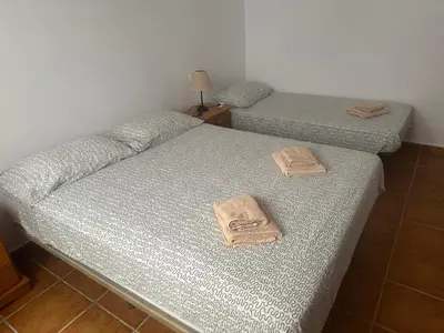 Cama o camas de una habitación en Heavenly Homes Mojcar 93