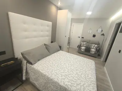 Zona de estar de Vivienda Premium Estación- Nidos