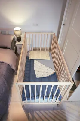 Cama o camas de una habitación en Casa los pececitos