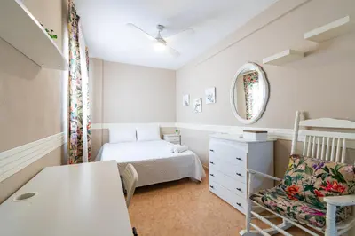 Cama o camas de una habitación en Casa Moraira - By Aloha Palma