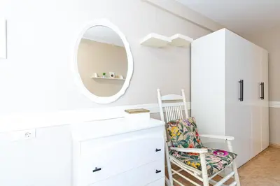 Cama o camas de una habitación en Casa Moraira - By Aloha Palma