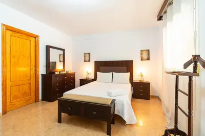 Cama o camas de una habitación en Casa Moraira - By Aloha Palma