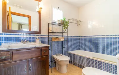 Un baño de Nice Apartment In Vera With Sauna
