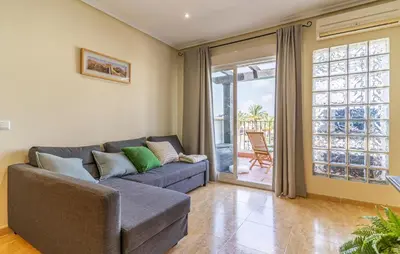 Zona de estar de Nice Apartment In Vera With Sauna