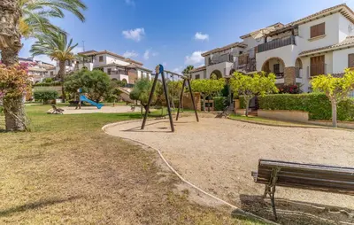 Zona de juegos infantil en Nice Apartment In Vera With Sauna