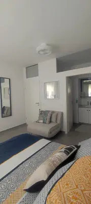 Cama o camas de una habitación en Casa Luna