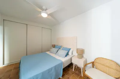 Cama o camas de una habitación en Bahía Sol