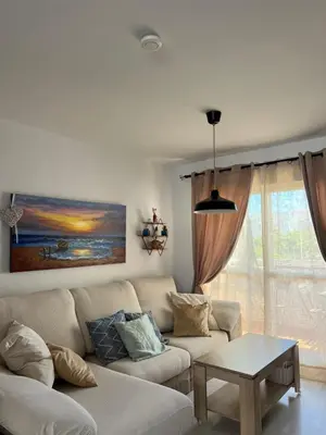Zona de estar de Rinconcito al pie del Cabo de Gata