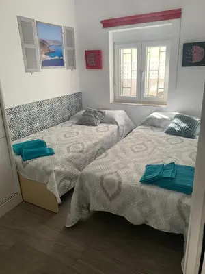 Cama o camas de una habitación en Vivienda Turística Níjar