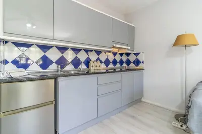 Una cocina o zona de cocina en Vera Coast Fantástico Bajo con Jardin y Piscina