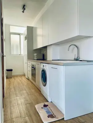 Una cocina o zona de cocina en Olymar Holidays