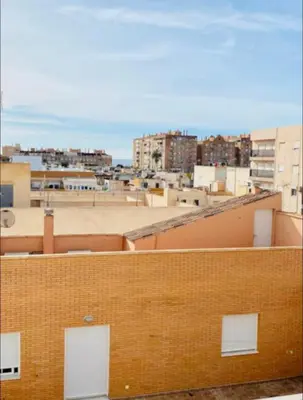 Vista general de Almería o vista desde el apartamento