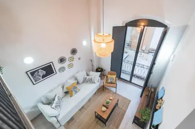 Zona de estar de Apartamentos San Francisco con Terraza privada by Expoholidays