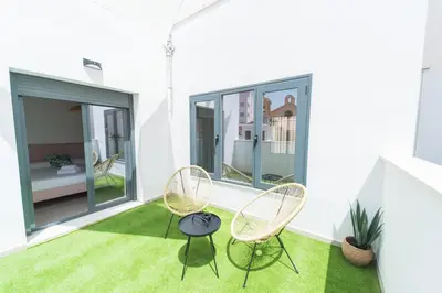 Zona de estar de Apartamentos San Francisco con Terraza privada by Expoholidays