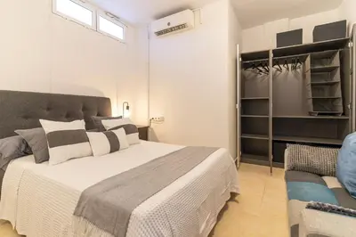 Cama o camas de una habitación en Sol y Playa Vera Vida