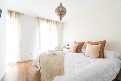 Cama o camas de una habitación en La Azotea - By Aloha Palma