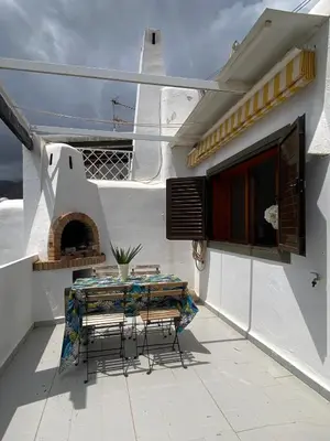 Un balcón o terraza de Apartamento BLANCO MOJACAR
